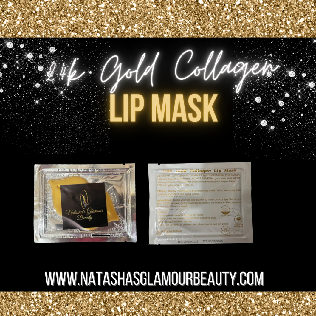 24K Gold Collagen Lip Mask