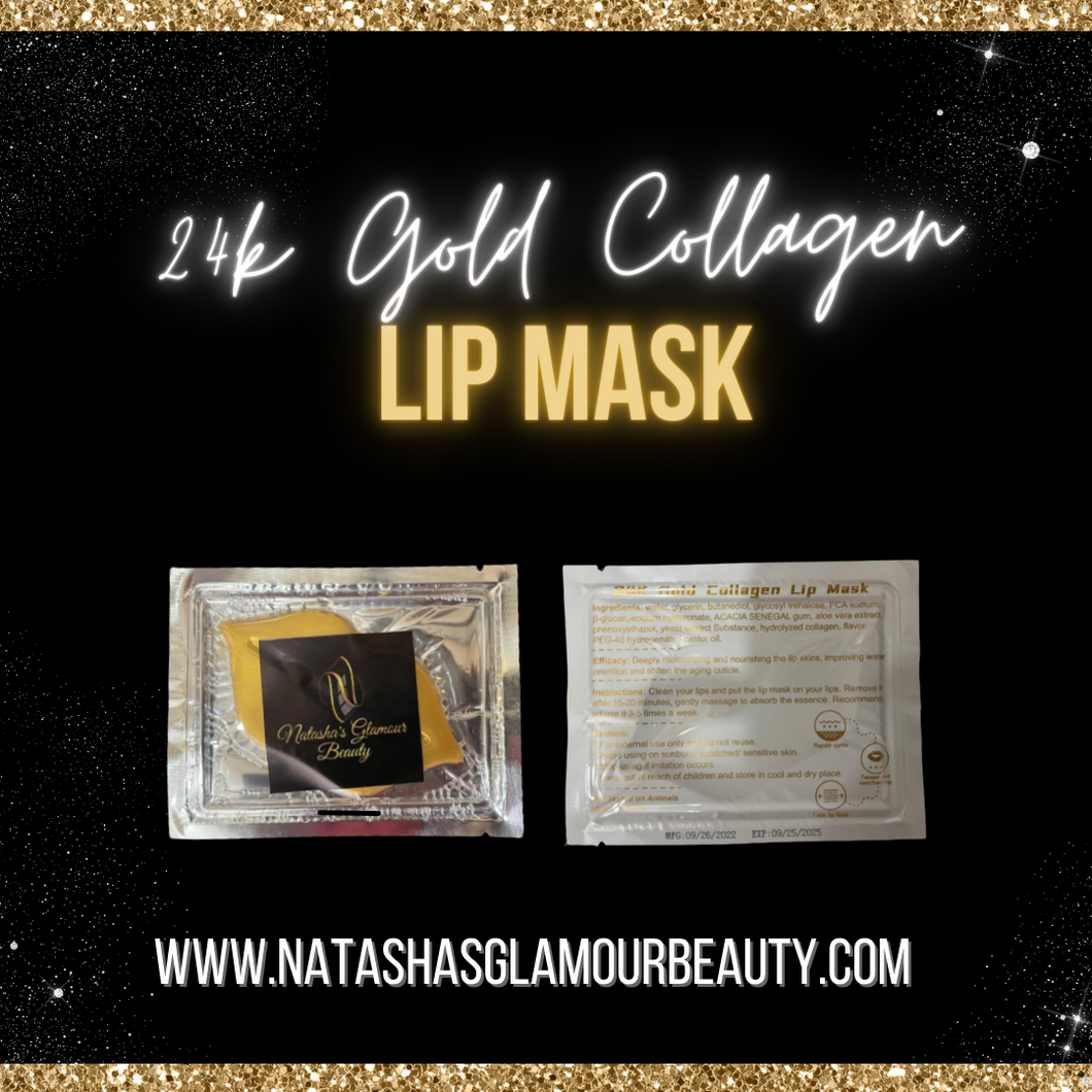 24K Gold Collagen Lip Mask